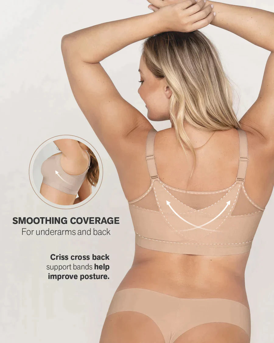Comfort Posture Corrector Bra with Contour Cups Bra-EARLY BLACK FRIDAY SALE-WHITE (3-PACK BRAS ONLY $19.99)