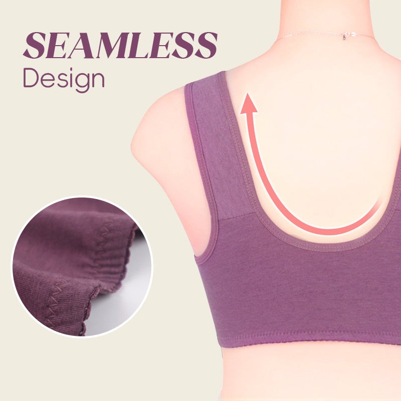 Helen Bra®—HealthLift Lymphvity Front Zipper Bra (BUY 1 GET 2 FREE)-Beige+Black+Purple