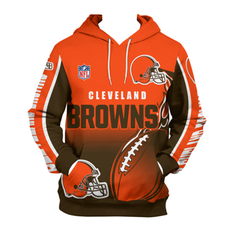 CLEVELAND BROWNS 3D HOODIE CCBB008
