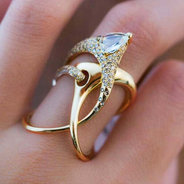 Luxury Irregular Magical Witch Ring