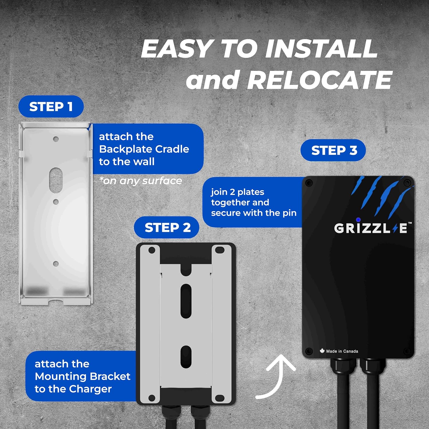Grizzl-E Level 2 Electric Vehicle (EV) Charger Up to 40 Amp