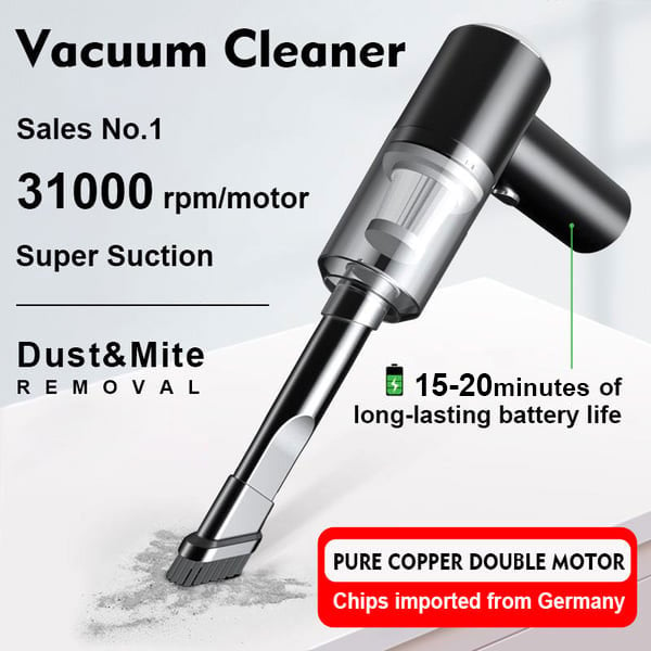 🔥Last Day Promotion 49% OFF - Wireless Handheld Car Vacuum Cleaner