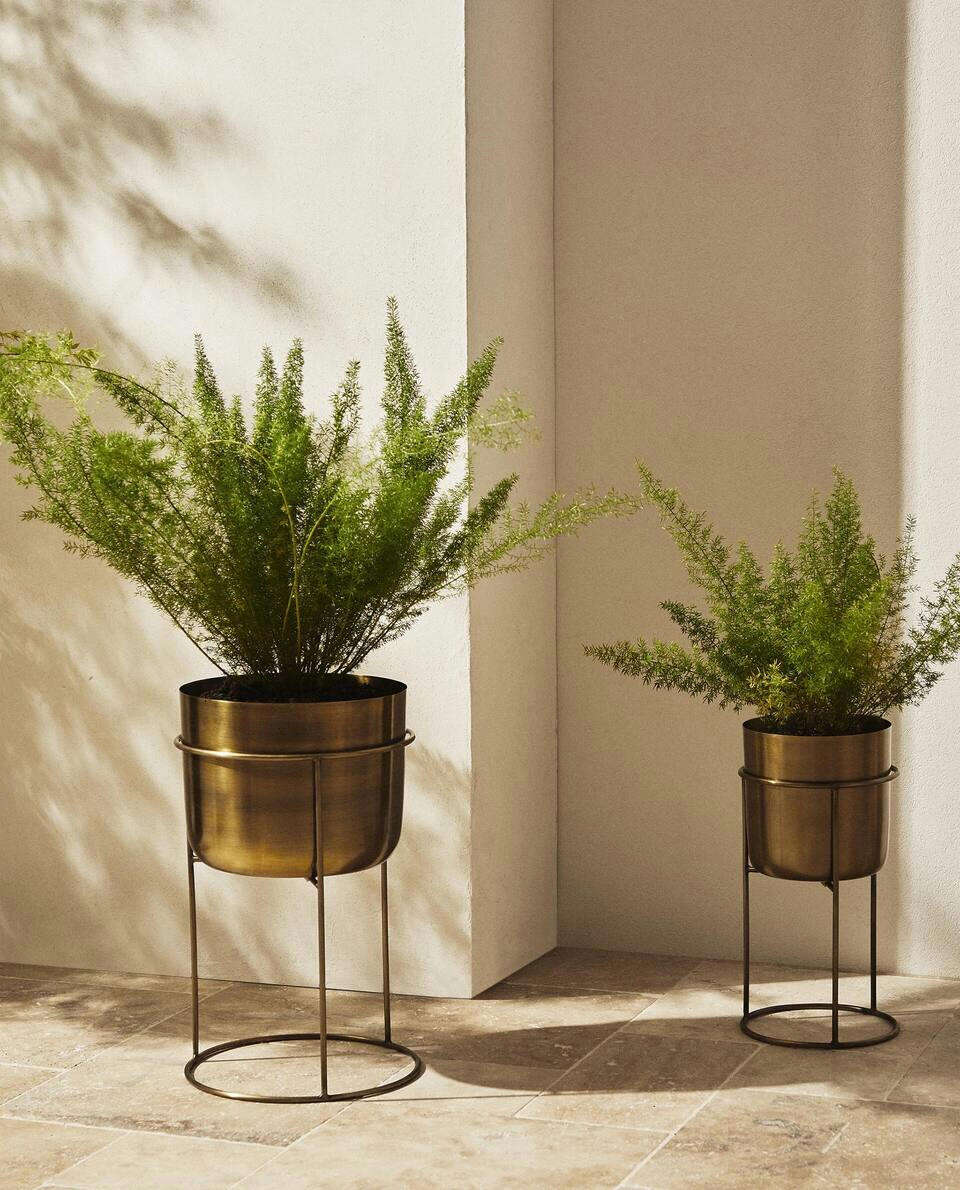 GOLD PLANTER - HOME