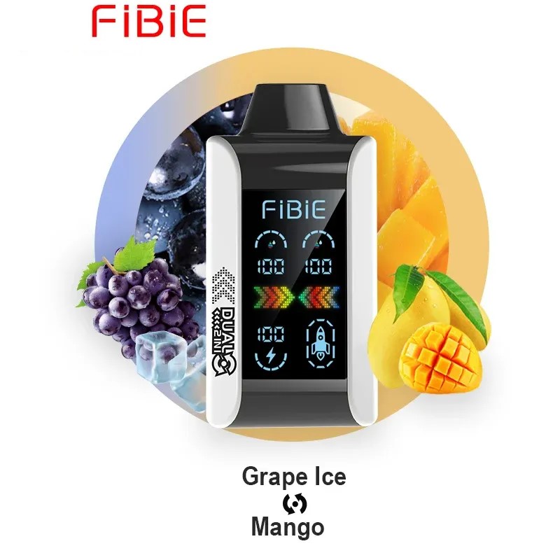 GRAPE ICE & MANGO - FIBIE 15000 Dual Flavors