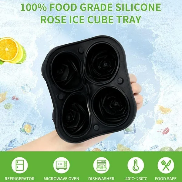 🏆Summer Sales -50%OFF🏆Large Rose Ice Cube Mould