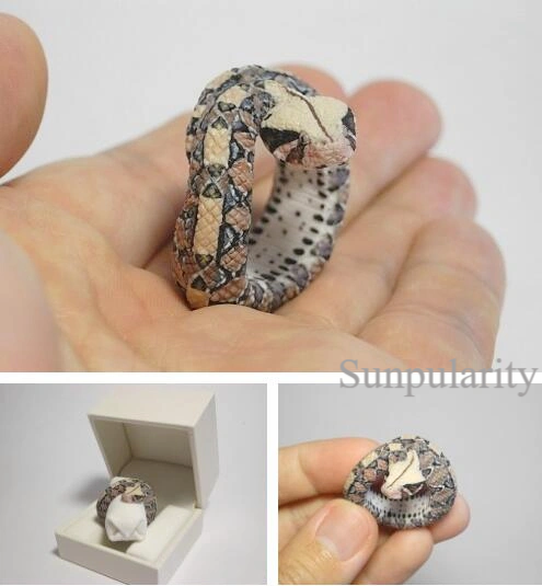 Amazing Handmade Animal Polymer Clay Rings