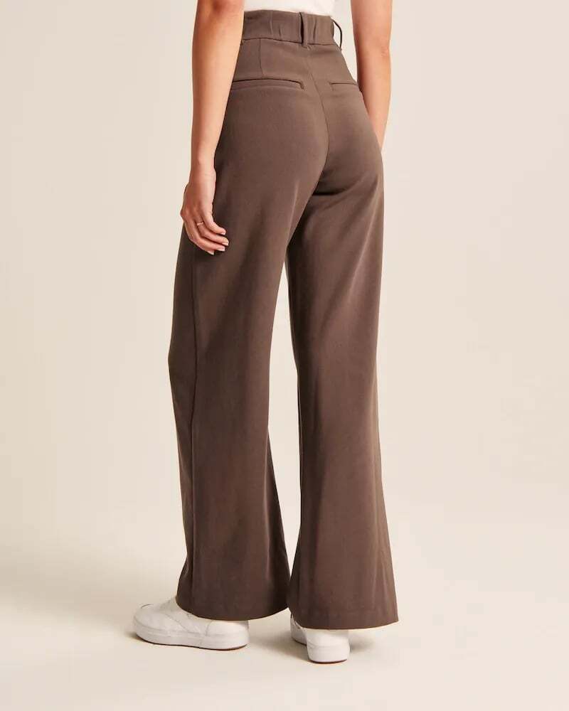 Lightweight Tailored Wide Leg Pants
