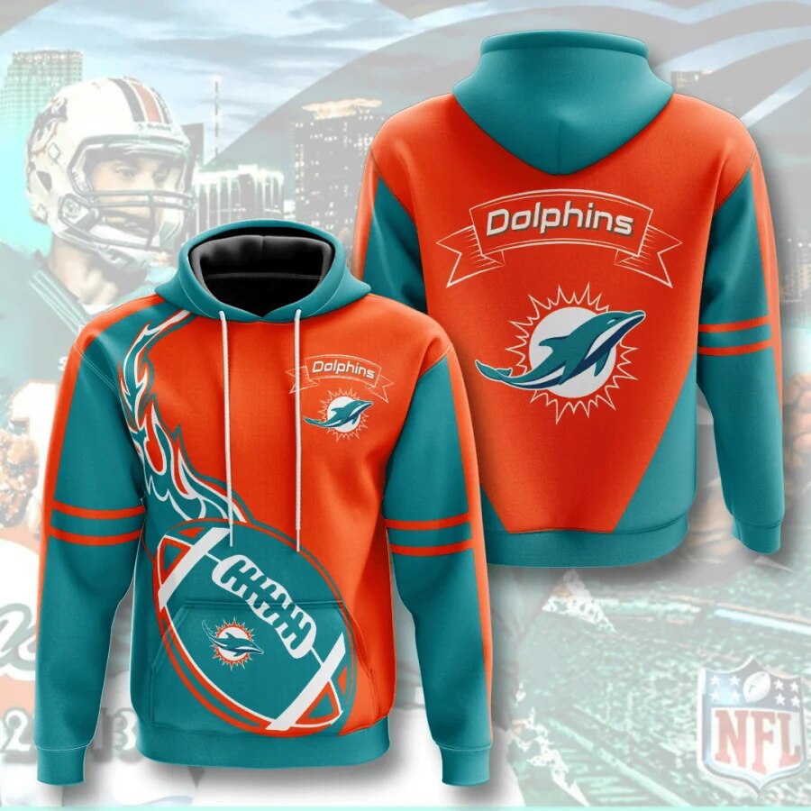 MIAMI DOLPHINS 3D HOODIE MMDD005