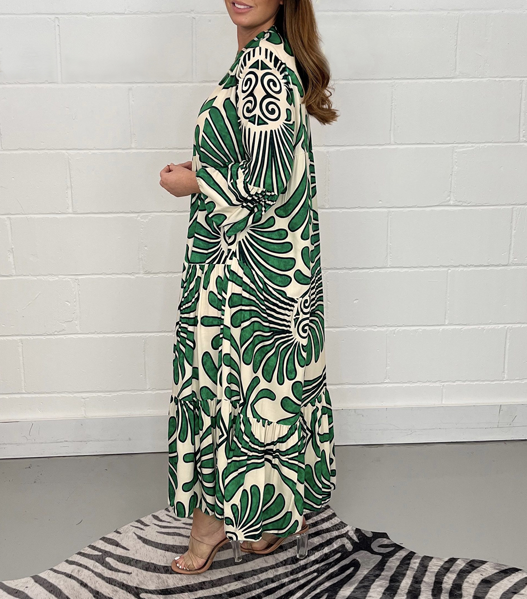 👗Printed Button Up Maxi Dress-Fits all sizes 🌞Summer Sale 50% OFF