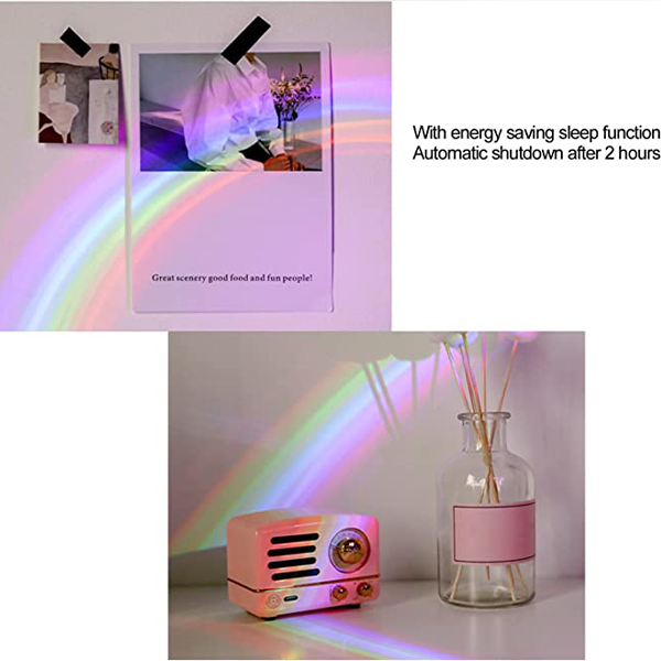 (🔥🔥20,000+ SOLD)LED Rainbow projector night light-BUY 2 GET 8% OFF & FREE SHIPPING
