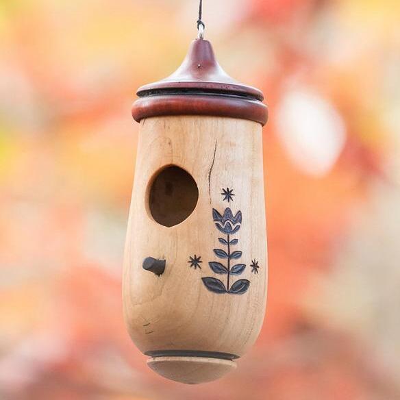 Hummingbird House Nester Artisan Gift, Christmas Gift