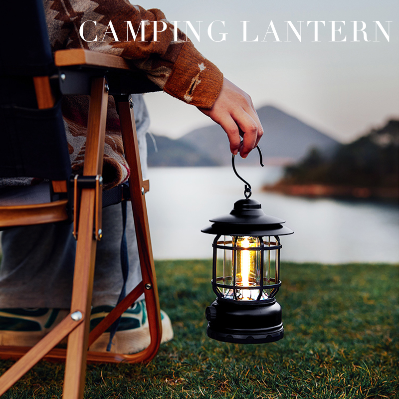 (Last Day Promotion-SAVE 50% OFF) Portable Retro LED Camping Lantern - Buy 2 Get Free Shipping