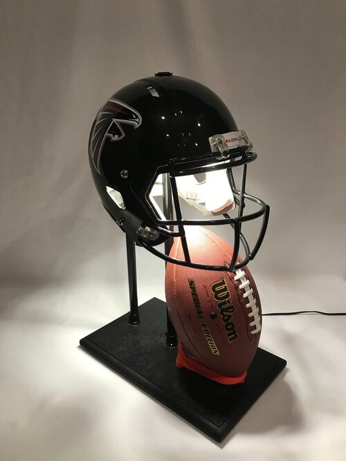 Retro Helmet Football Team Lamp NEPROKE