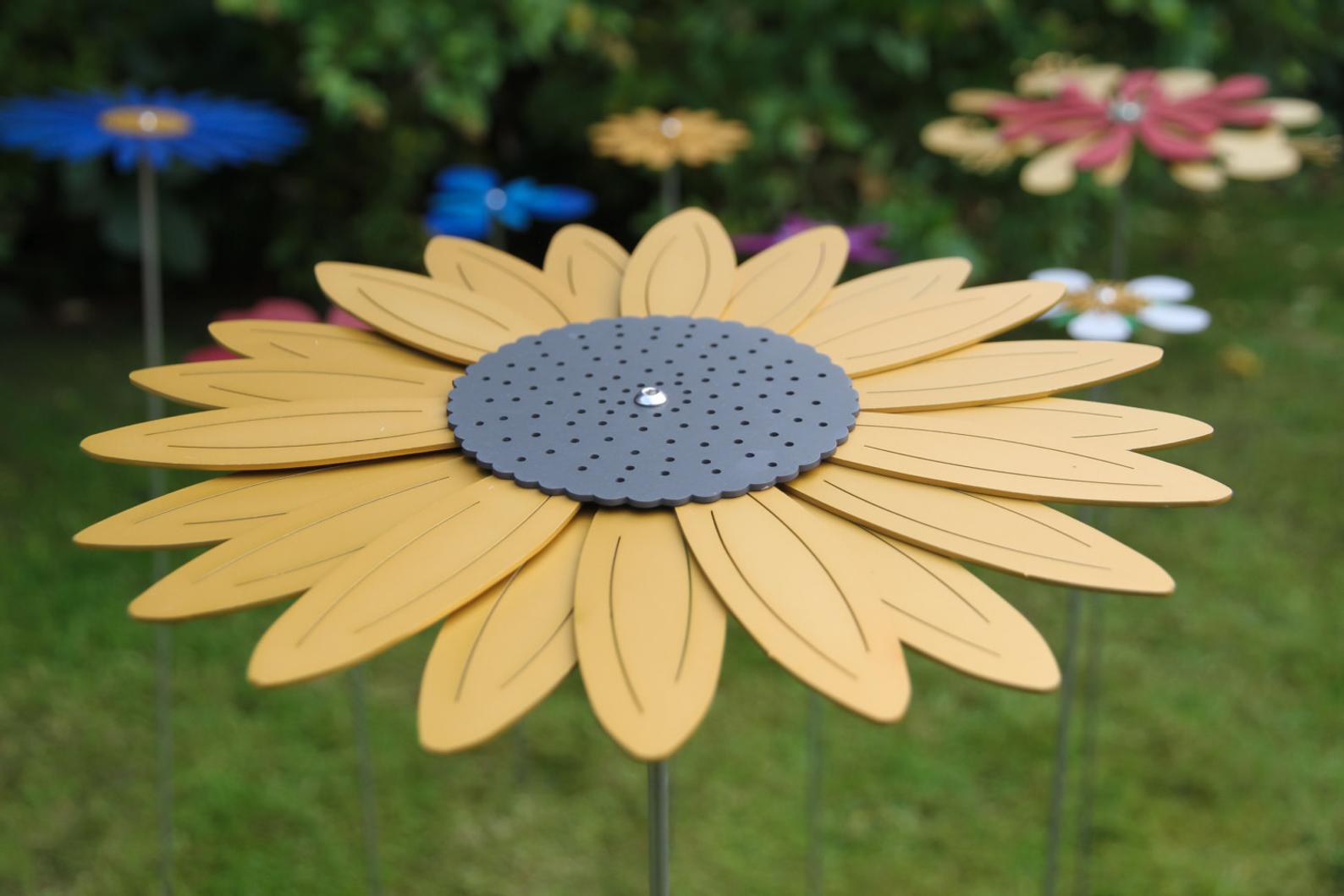 Sunflower - Pollination Flower Garden Stem, Ornament, Decoration, Sculpture