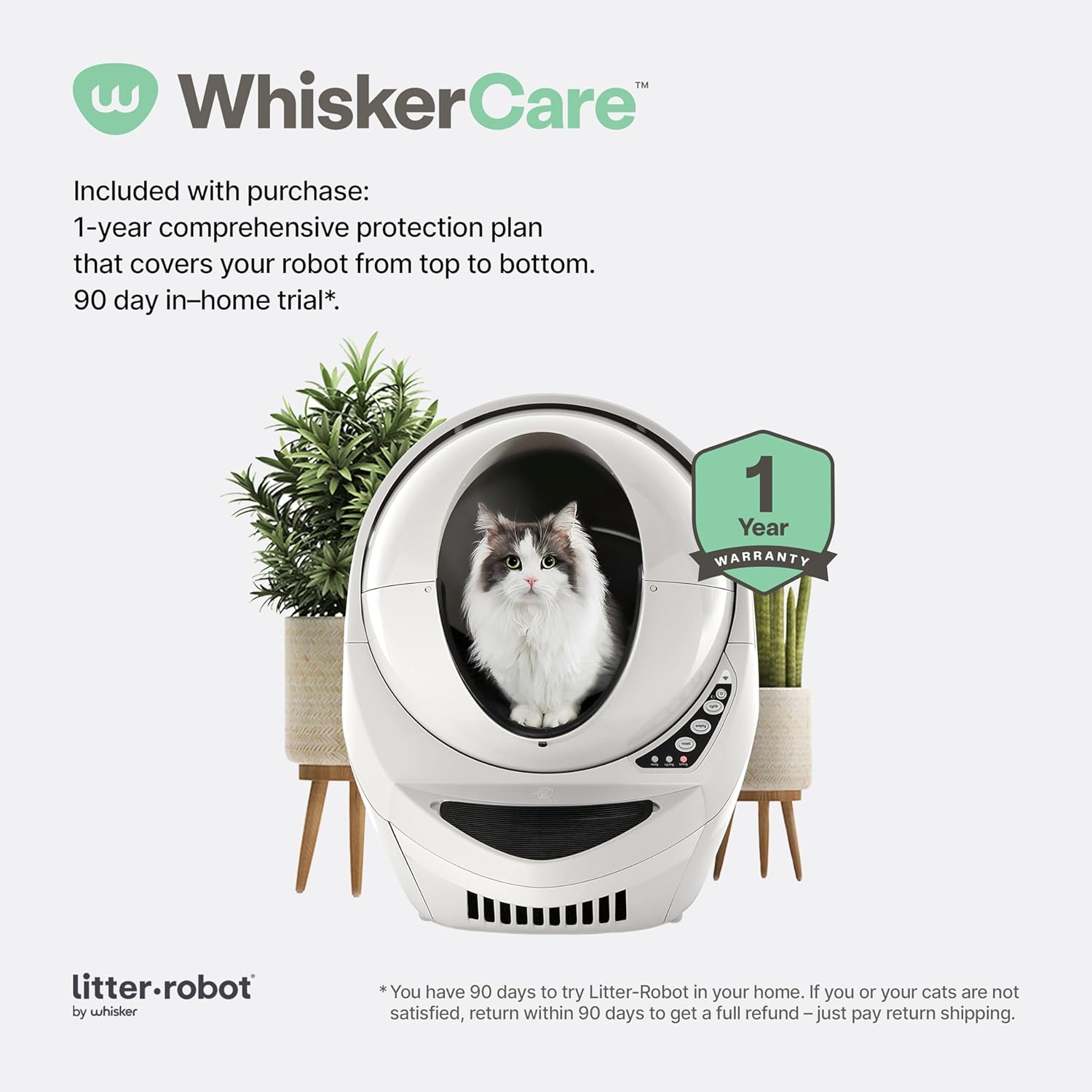 Litter Robot 3 Connect Ramp by Whisker Automatic Self-Cleaning Cat Litter Box