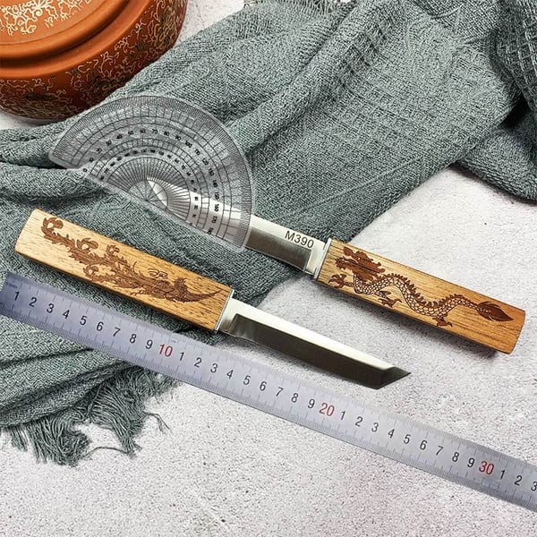 [Last day flash sale💥45% OFF] 2 In 1 Handmade Dragon and Phoenix Double Blades Knife Set--BUY 2  FREE SHIPPING