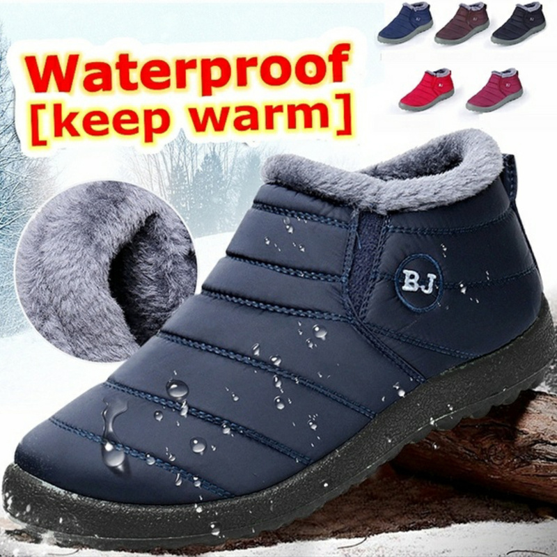 2022 Banjery Men&Women Fashion Waterproof Snow Warm Winter Boots