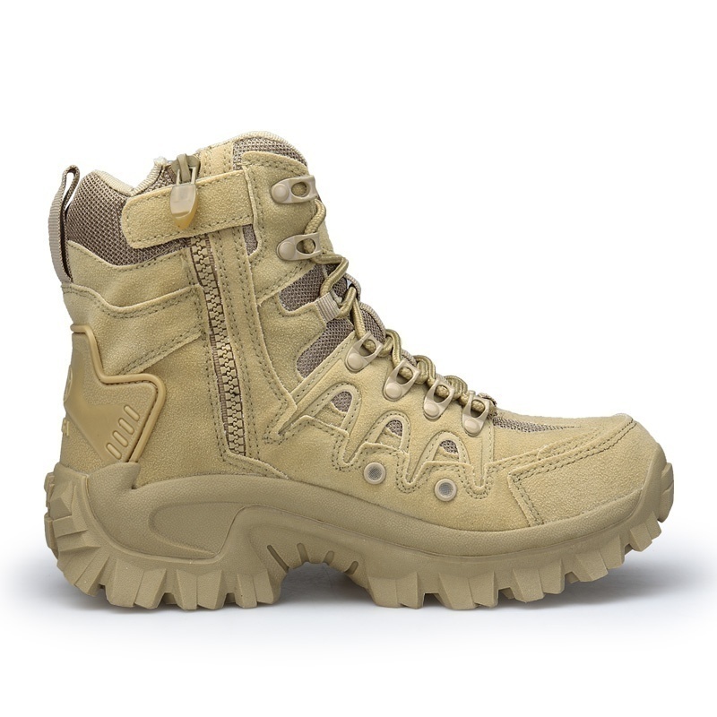 Men Outdoor Waterproof Non-Slip Hiking Boots Combat Boots - Oasismint
