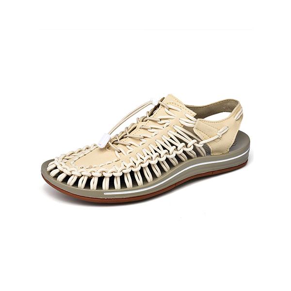 Chicinskates Men's Hole Woven Casual Sports Sandals