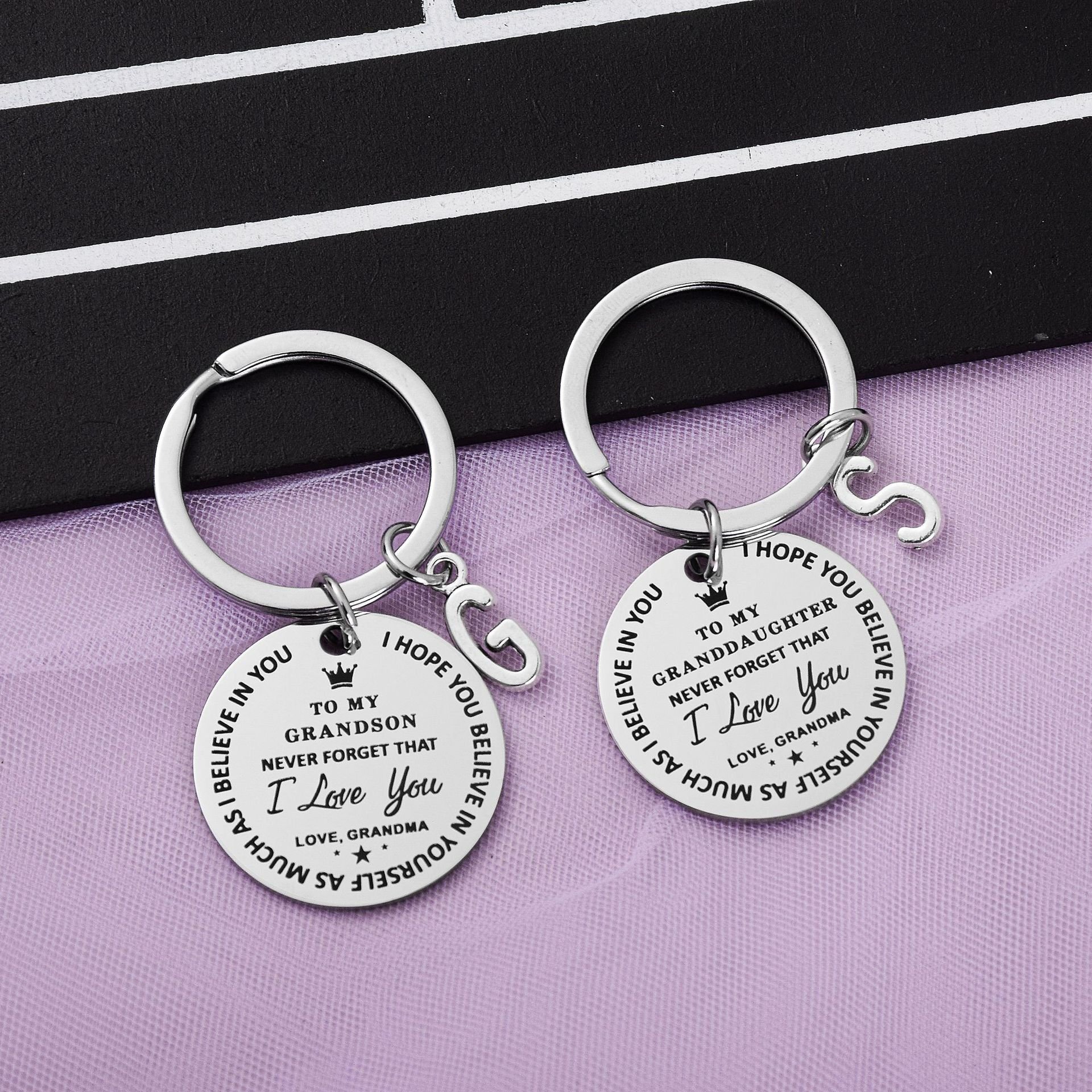 LAST DAY 45% OFF⇝💓 ( Best Father Mother Gift)My Son / Daughter I Love You Forever Keychain