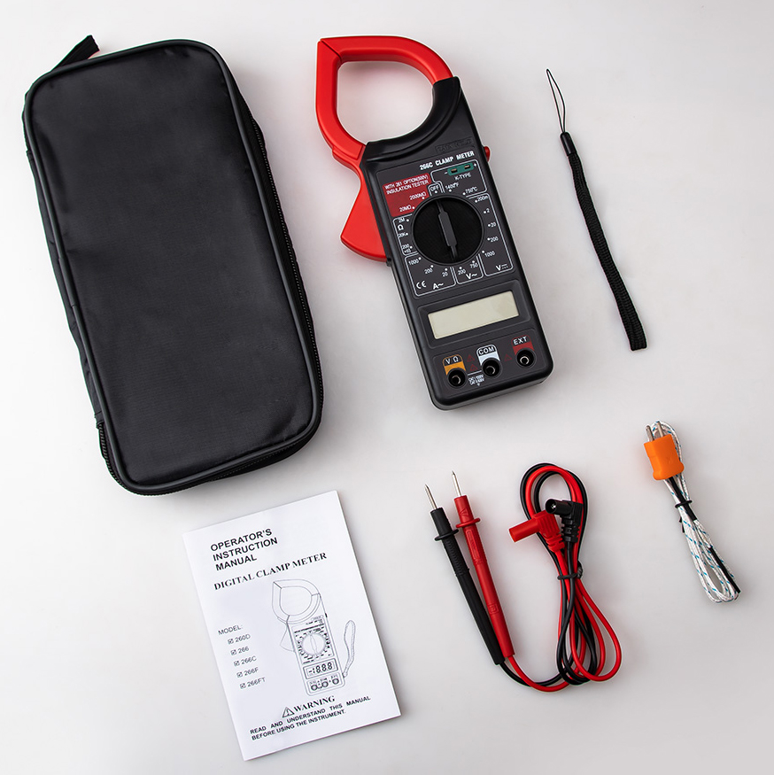 DT266C High-precision Automatic Clamp-on Digital Current Universal Meter With Buzzer