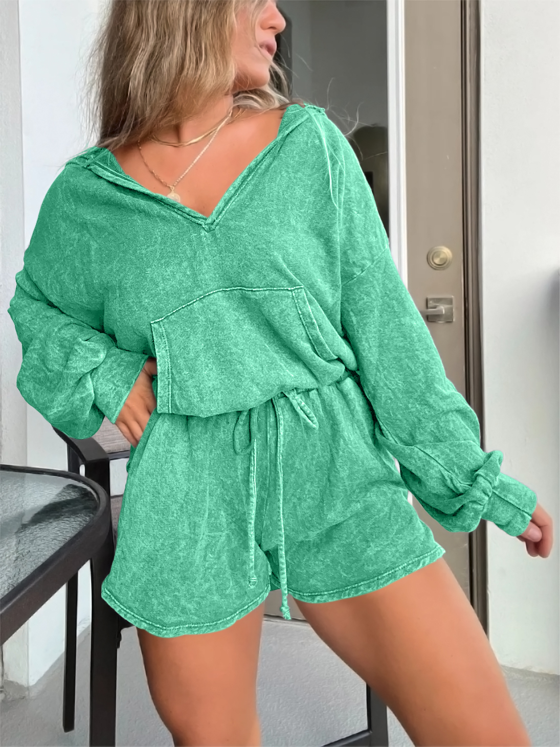 2023 New Washed Hooded Romper (Buy 2 Free Shipping)