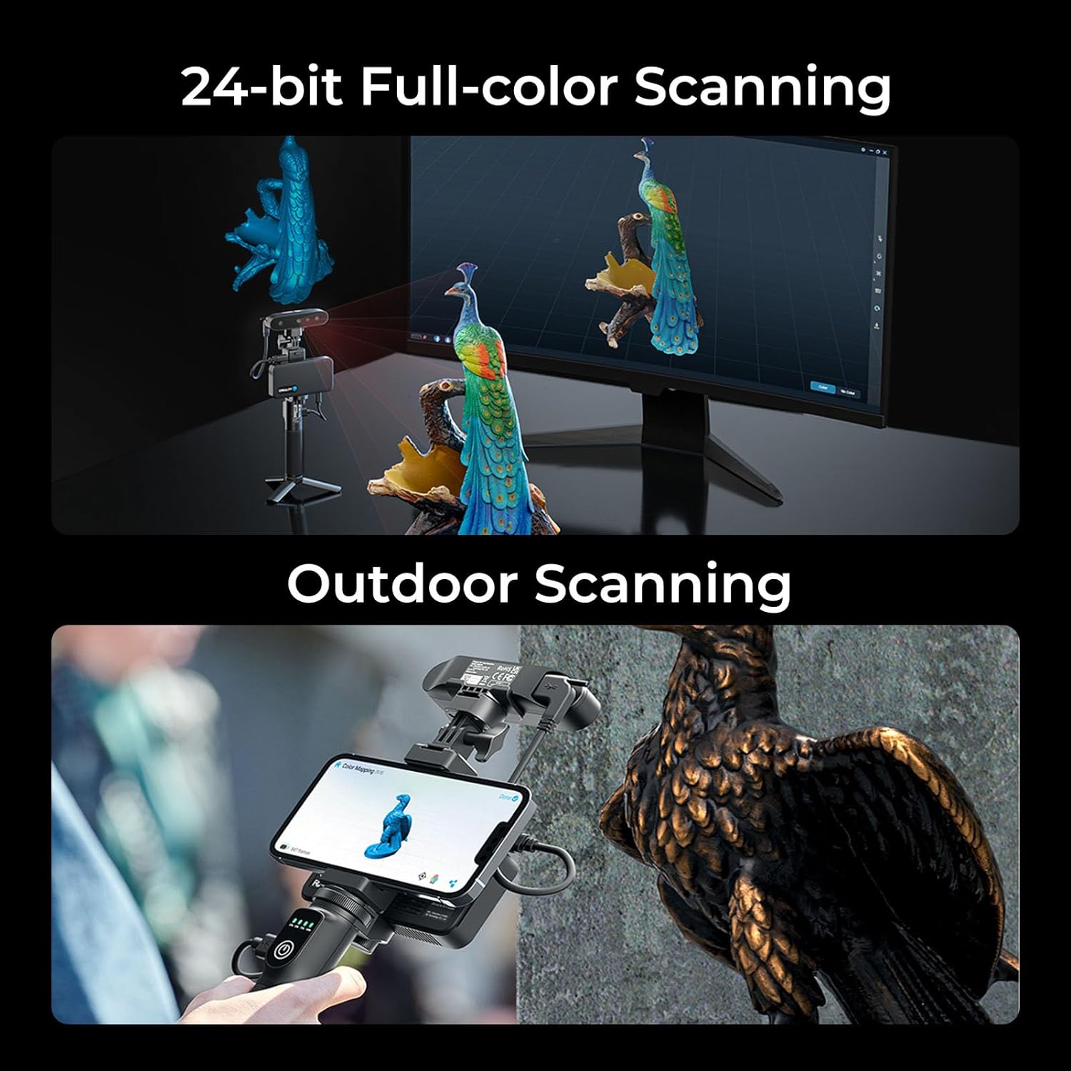 Creality 3D Scanner CR-Scan Ferret Pro for 3D Printing Upgrade Handheld Scanner