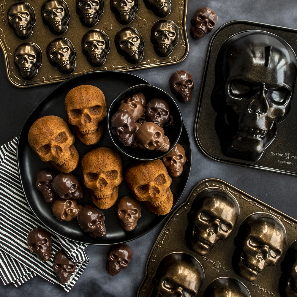 (👻2022 Early Halloween Sale-49% OFF)Haunted Skull Cakelet Pan