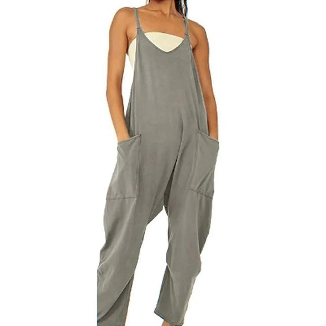 🔥LAST DAY 70% OFF🔥Wide Leg Jumpsuit with Pockets (Buy 2 Free Shipping)