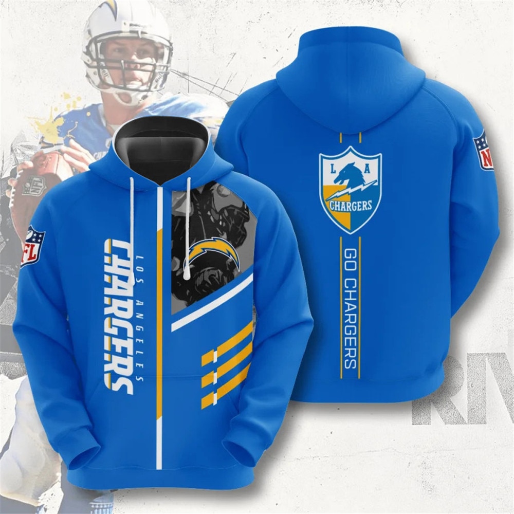 LOS ANGELES CHARGERS 3D HOODIE LLAC008