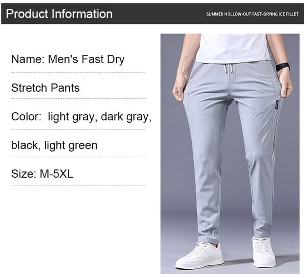 BUY 2 FREE SHIPPING– Men's Fast Dry Stretch Pants