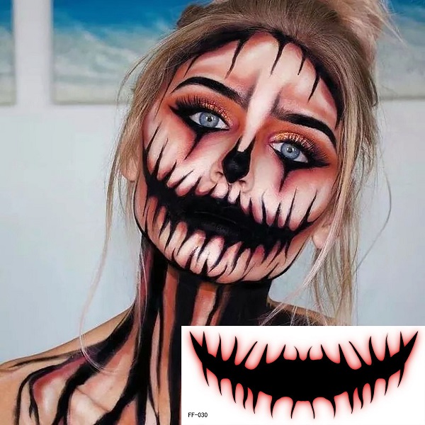 Last Day 45% OFF🔥 2023 New Halloween Prank Makeup  Tattoo