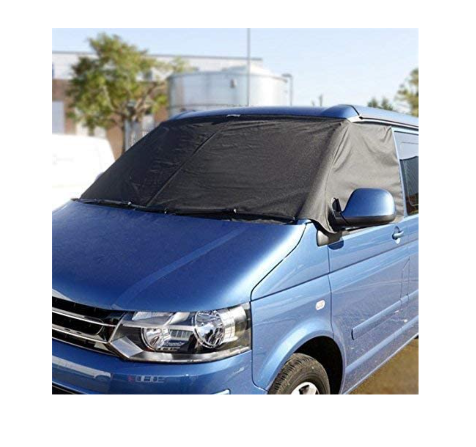FITS VW TRANSPORTER T5 Custom Covers  Luxury Front Windscreen Wrap Cover - BLACK
