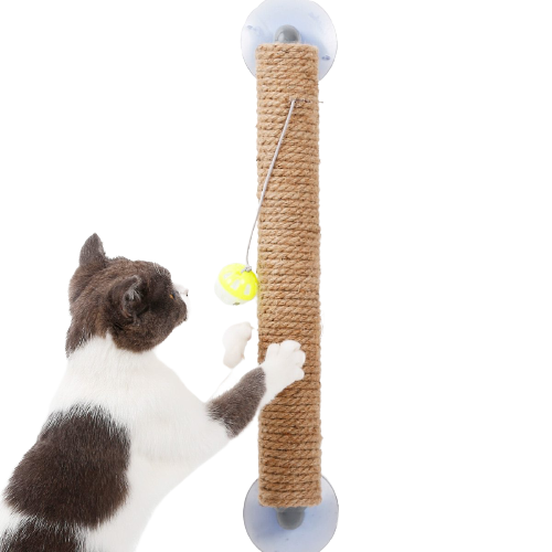 Fun Cat Scratcher With Toy Ball