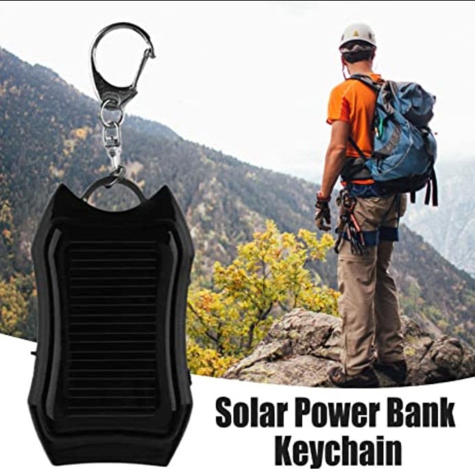Solar Power Bank Keychain