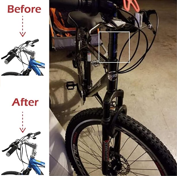 handlebar fork stem riser