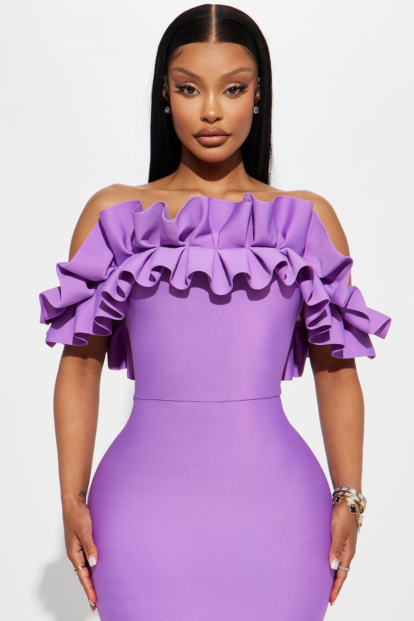 Statements Like This Midi Dress - Purple