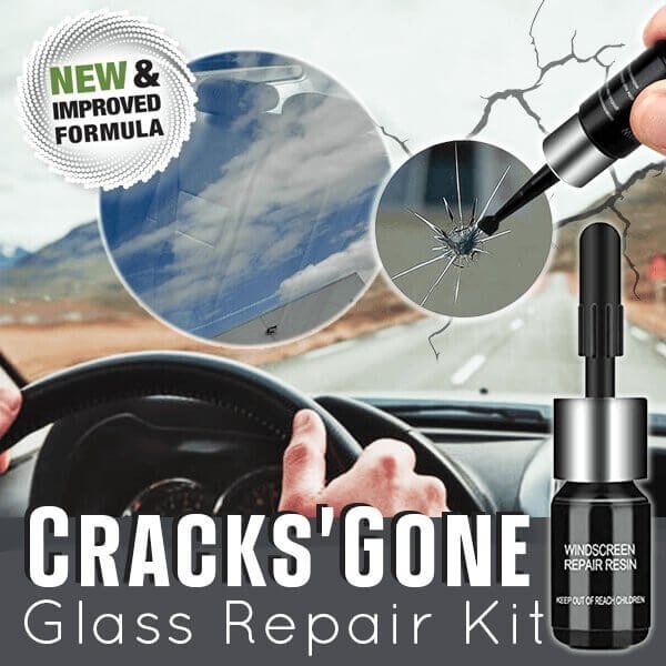 🔥49% OFF TODAY - Cracks'Gone Glass Repair Kit (New Formula)