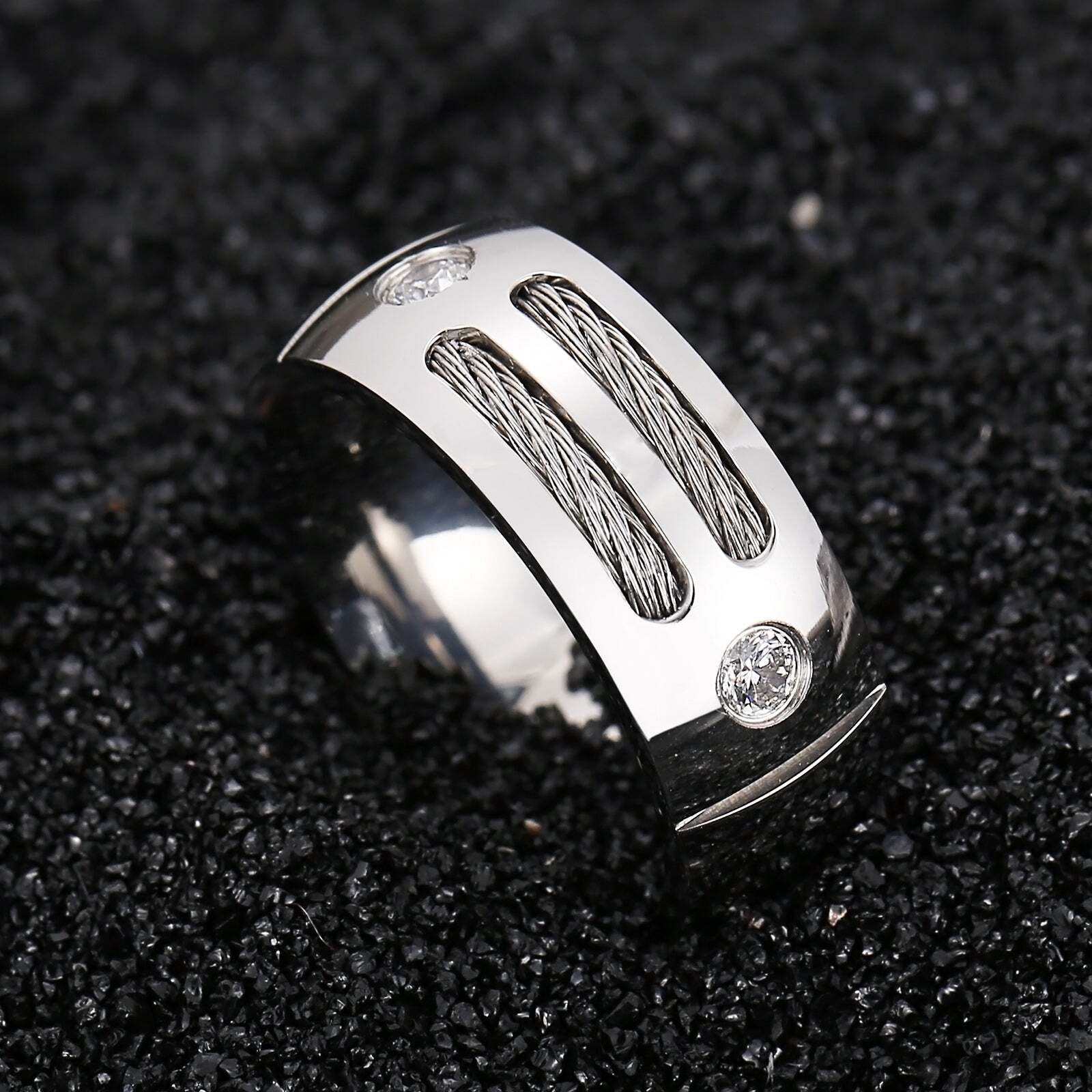 POLISHED STEEL -RING