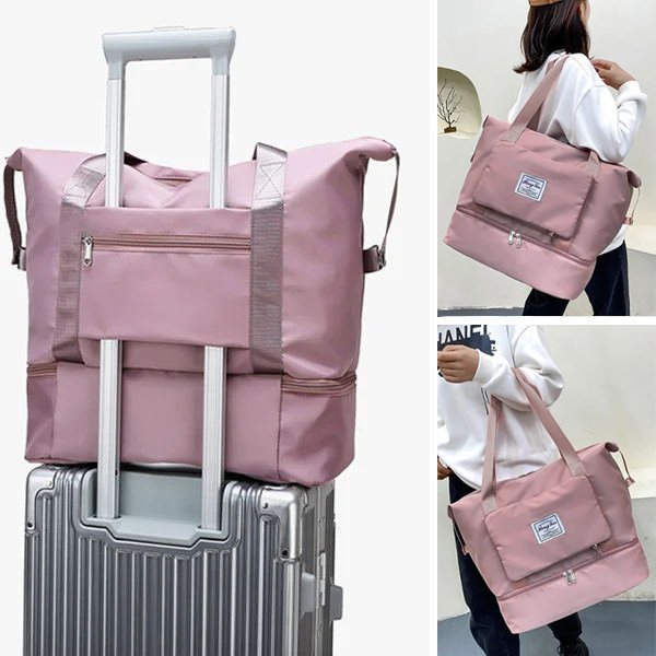 (Last Day Flash Sale-50% OFF) Collapsible Waterproof Large Capacity Travel Handbag-BUY 2 FREE SHIPPING