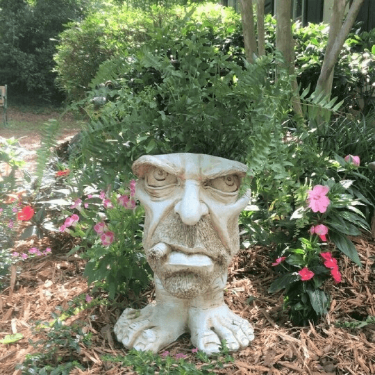 🔥Last Day Promotion -49% OFF🔥--MUGGLY'S THE FACE STATUE PLANTER--BUY 2 Free Shipping