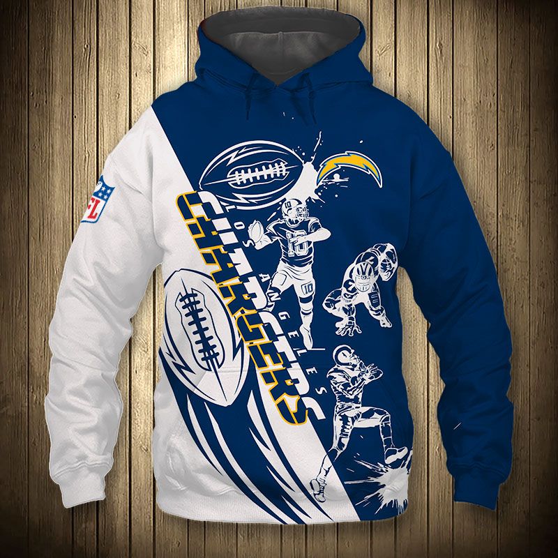 LOS ANGELES CHARGERS 3D HOODIE LLAC002