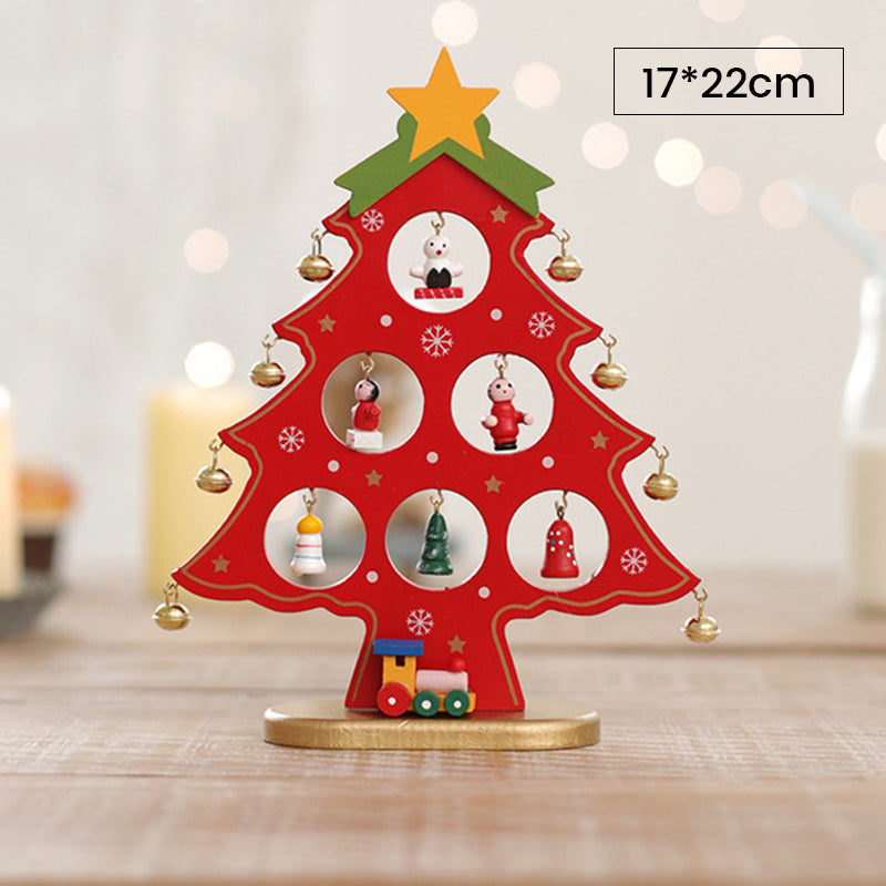 🎄Early Christmas Sale 50% OFF - 【Tiktok Hot Sale】DIY Wooden Mini Christmas Tree Set-BUY 2 FREE SHIPPING