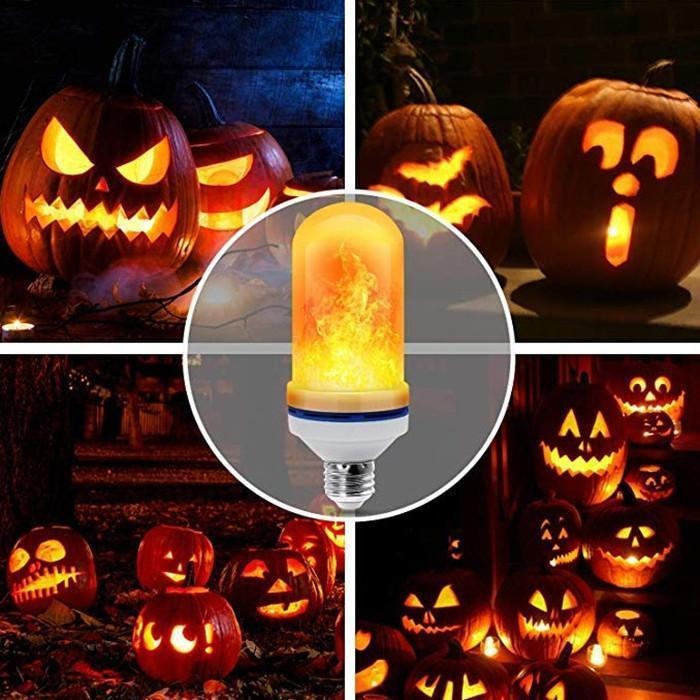 4 Modes LED Flame Effect Light Bulb with Gravity Sensor - Buy 5 Get 3 Free & FREE SHIPPING!