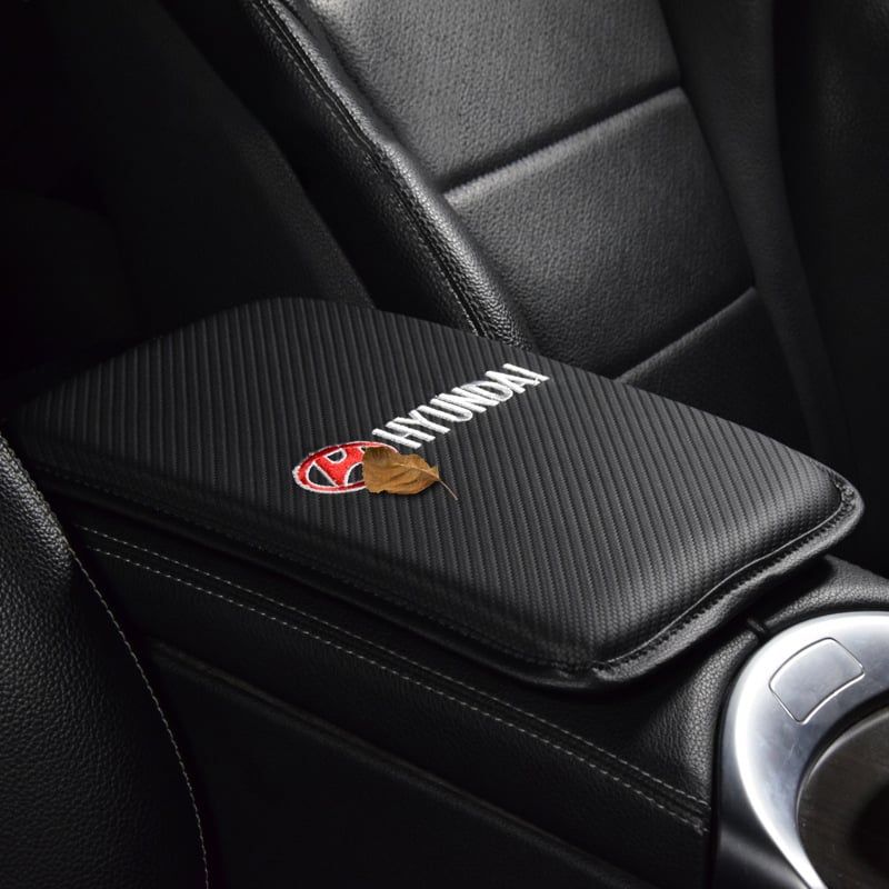 Car Carbon Fiber Armrest Box Protective Cover