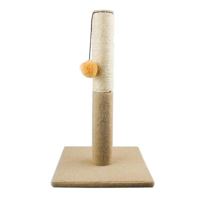 Cat Scratching Post & Furry Ball