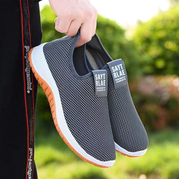 Chicinskates Men's Daily Minimalist Design No-Lace Sneakers