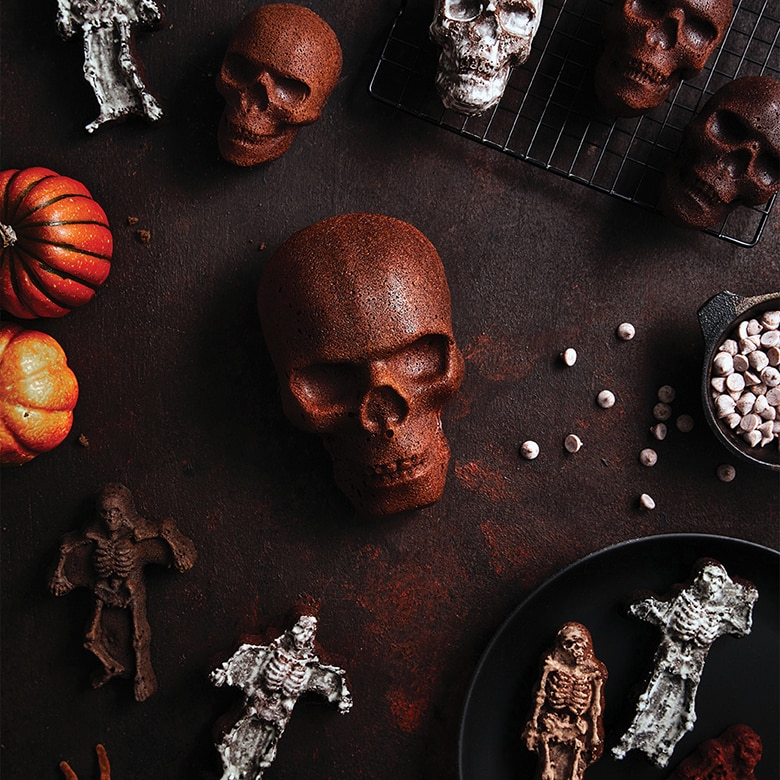 (👻2022 Early Halloween Sale-49% OFF)Haunted Skull Cakelet Pan