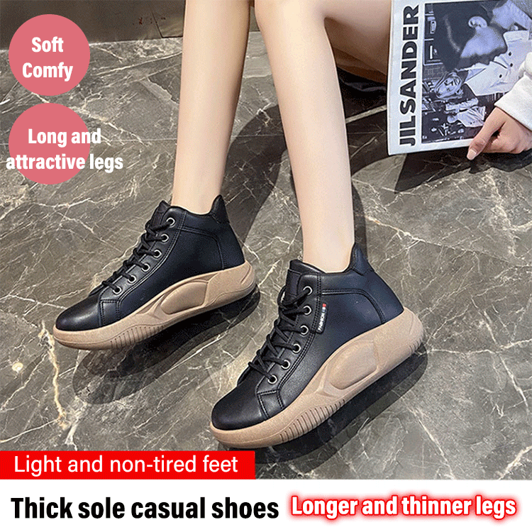 Women's High Top Thick Sole Sneakers
