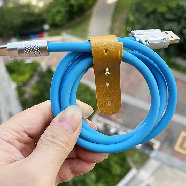 120W Super Fast Charge Liquid Silicone Cable | Micro USB, Type-C, Lightning Stable Transfer Cable
